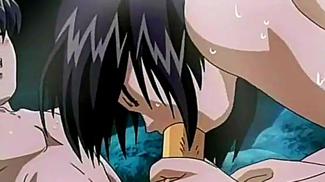 Horny Anime Teen Fucks in Water for Intense Hentai Action