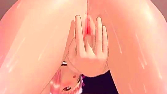 Busty 3D Hentai Maid Teases with Tits & Blowjob Before Hardcore Fuck