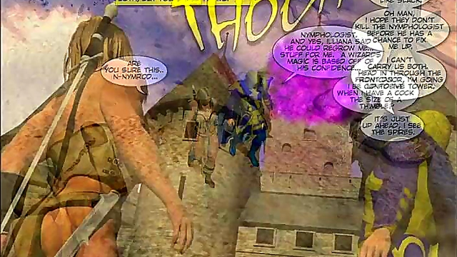 Petite TeenΗntai Toon Gets Double Big Cocks In Fantastical Group Blowjob Session