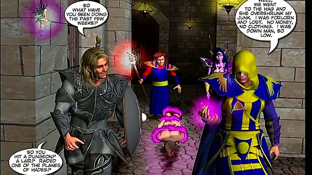 Petite TeenΗntai Toon Gets Double Big Cocks In Fantastical Group Blowjob Session