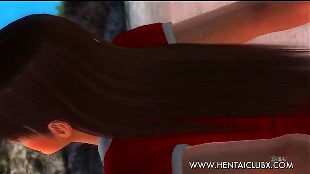 Sexy Anime Chick Lei Fang Shows Off Her Tennis Skirt Seduction Skills