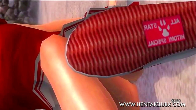 Sexy Anime Chick Lei Fang Shows Off Her Tennis Skirt Seduction Skills