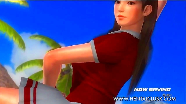 Sexy Anime Chick Lei Fang Shows Off Her Tennis Skirt Seduction Skills