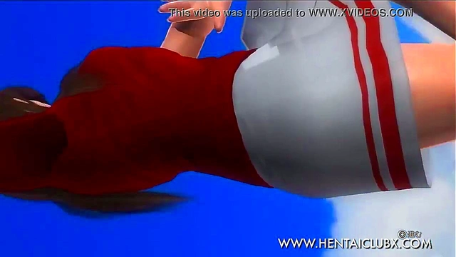 Sexy Anime Chick Lei Fang Shows Off Her Tennis Skirt Seduction Skills