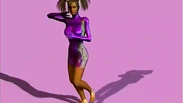 Redhead Anime Babe Sucks Big Dick In Hot 3D Blowjob Action