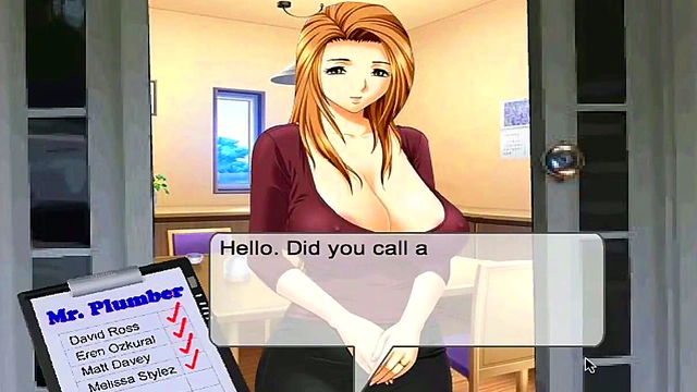 Horny Housewife Meets Plumber for Tit-Fucking Fun