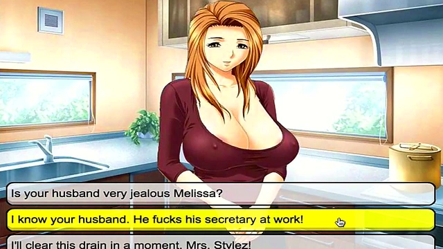 Horny Housewife Meets Plumber for Tit-Fucking Fun