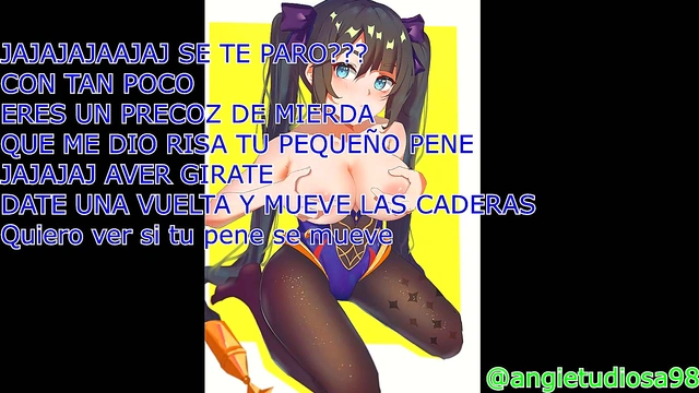 Mona Forces Anal Pleasure & JOI Instructions in Spanish Hentai Anime Femdom Fantasy