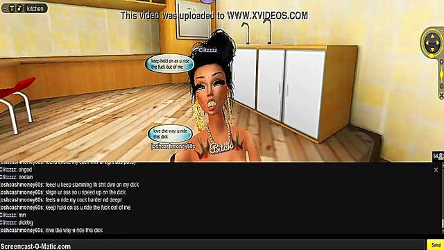 3D Hentai Game Chick Gets Pleasured in Kitchen Fantasies