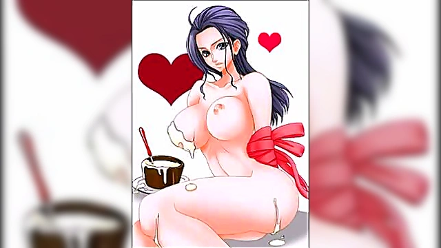 Hentai One Piece – Boa, Nami, Robin Seduce in Anime Heat