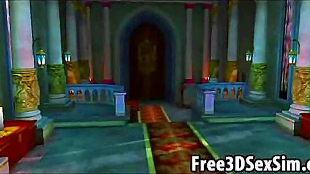 Sexy 3D Cartoon Hottie Awaits Her Cock For Softcore Anime Fun