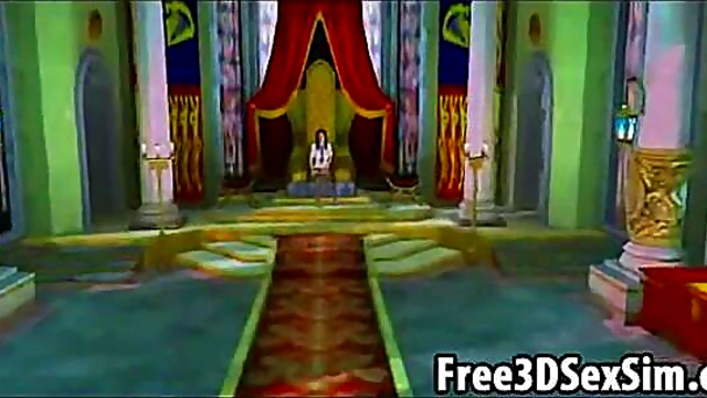 Sexy 3D Cartoon Hottie Awaits Her Cock For Softcore Anime Fun