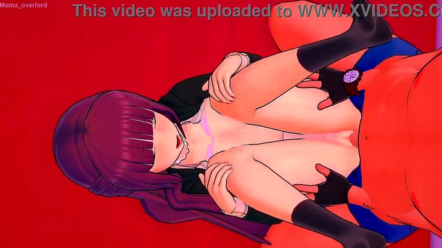 Purple-Haired Fern Enjoys Uncensored Fun in Love Hotel Room