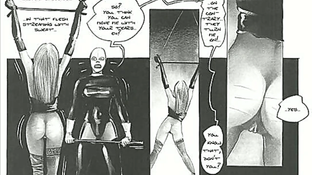 Sadist Bondage Fetish Comic – Black Strap-On Pussy BDSM Fantasies