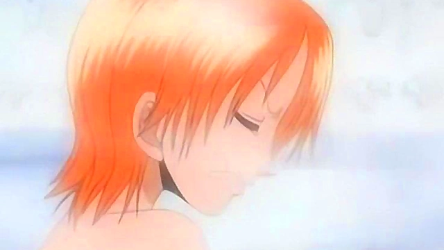 Nami and Vivi Enjoy Steamy Bathtime Fun in Anime One Piece