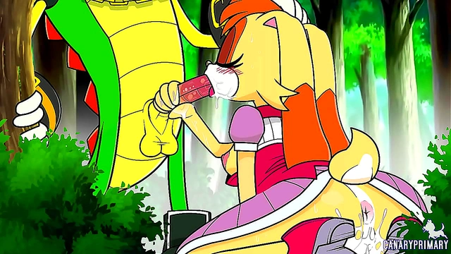 Horny Furry Toon Enjoying Vanilla Blowjob Delights In The Great Outdoors