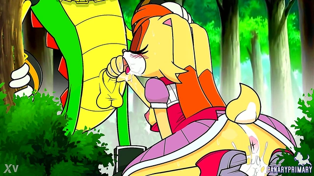 Horny Furry Toon Enjoying Vanilla Blowjob Delights In The Great Outdoors