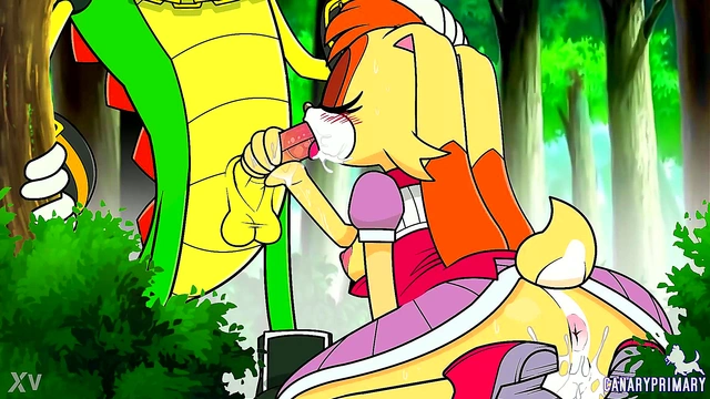 Horny Furry Toon Enjoying Vanilla Blowjob Delights In The Great Outdoors