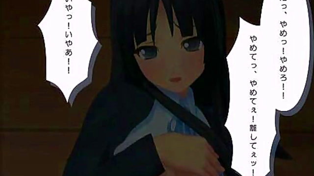 Mio Akiyama Anime Slut Gets Fucked Hard In Japanese Hentai Adventure