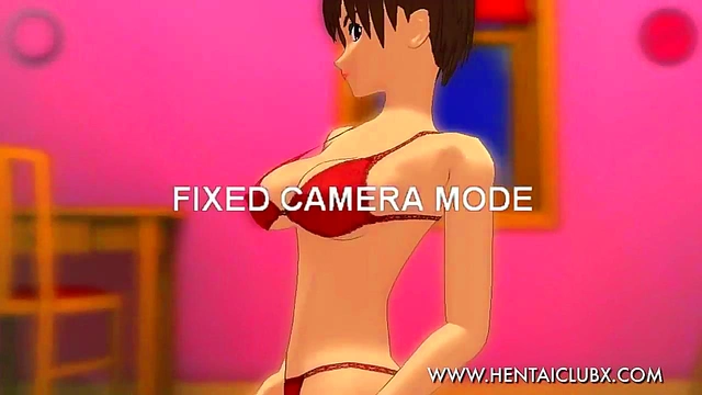 Sexy 3D Anime Izumi Tempts With Hot Service And Ecchi Action On Valentine's Day