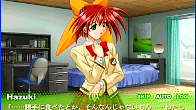 Hazuki’s Eroge Adventure – Seductive Anime Chick Rides Dick To Ecstasy