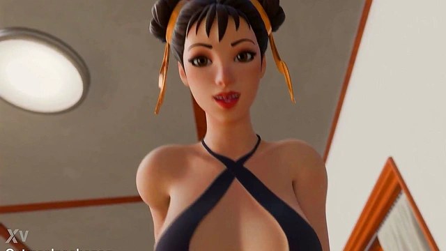 Chun-Li Rides Your Cock Hard for Rough Creampie Orgasm POV