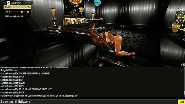 Paige Gold Seduces in Bedroom for Intense 3D Anime Game Action