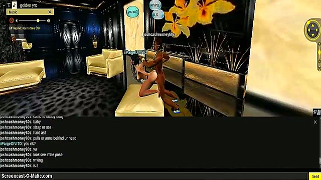 Paige Gold Seduces in Bedroom for Intense 3D Anime Game Action