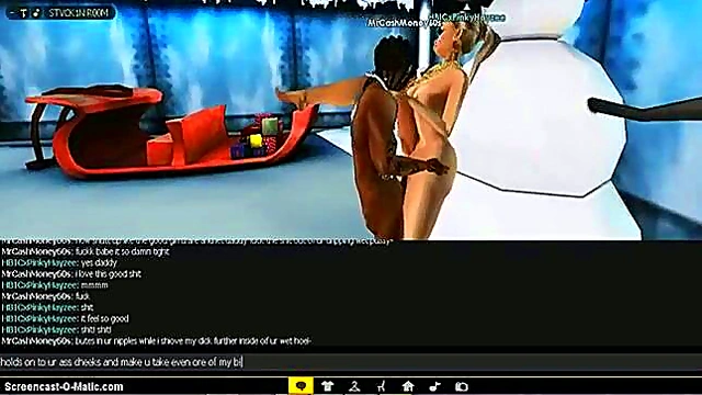 3D Cartoon Anime Chick Rides Dick Hard In Hot IMVU Game Action