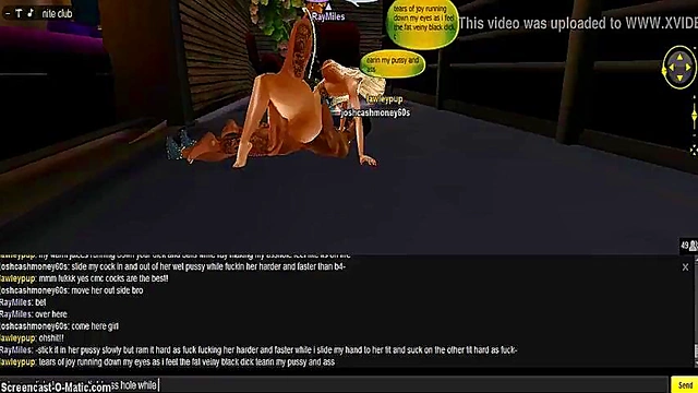 3D Anime Nitee Gets Wild In Game With Intense CMC Session