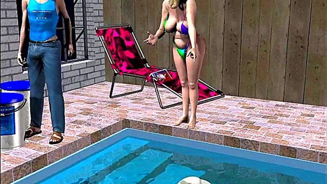 Mrs. Richards' Big Tits Adventure With Massive Anime Dick