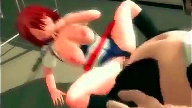 Huge Loads Double Up On Sexy 3D Anime Teen In Toony Ecstasy