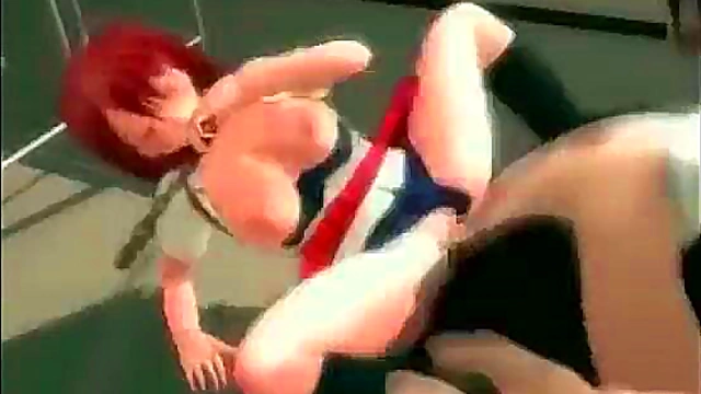 Huge Loads Double Up On Sexy 3D Anime Teen In Toony Ecstasy