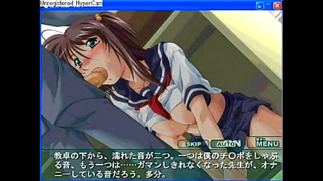 Professor Cherry Seduces Innocent Student In Erotic Hentai Eroge Scene