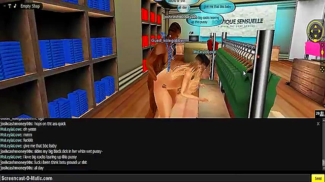 Leyal Gets Gangbanged In 3D Anime Game Adventure