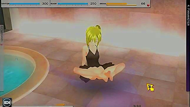 Horny Hentai Maid Serves Up Sexy Action With Her Master