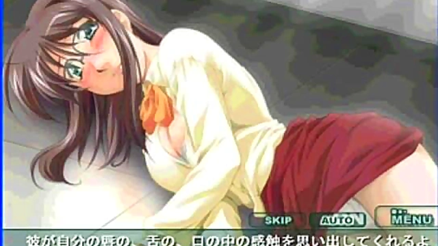 Amorous Professor Cherry Seduces Innocent Student In Eroge Hentai