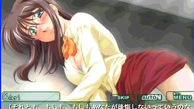 Amorous Professor Cherry Seduces Innocent Student In Eroge Hentai