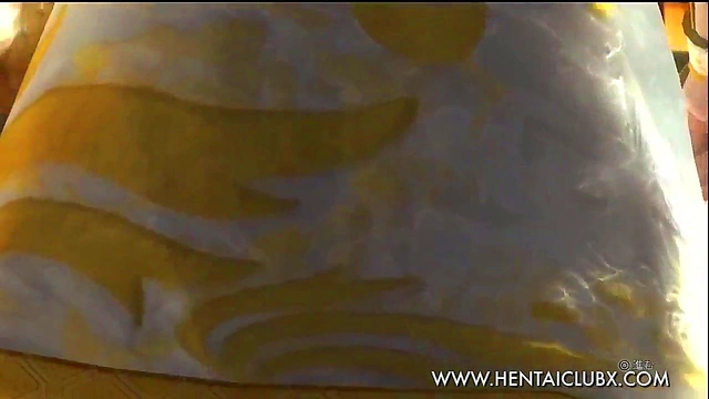 Kasumi in Seductive Halloween Costume Takes Pleasure in Ecstasy