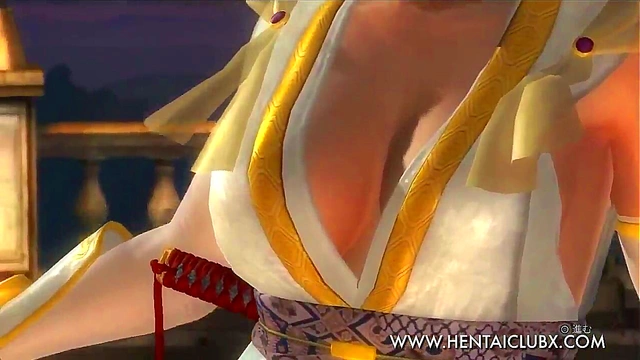 Kasumi in Seductive Halloween Costume Takes Pleasure in Ecstasy