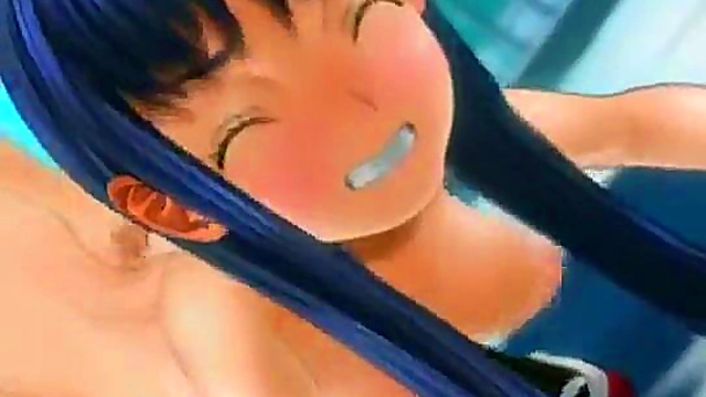 Hard Fucked 3D Anime Babe Screams With Pleasure In Wild Sex Scene