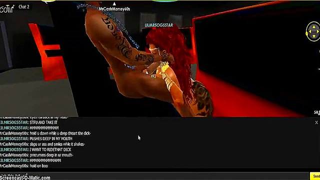 3D Cartoon Anime Chick Rides Dick Hard In IMVU Game Session