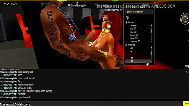 3D Cartoon Anime Chick Rides Dick Hard In IMVU Game Session