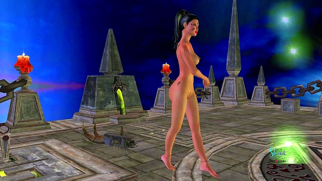 Tamil Anime Seductress Tempts Man for Passionate 3D Hentai Encounter