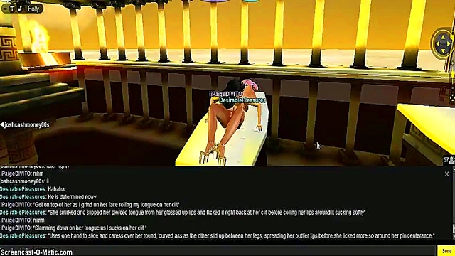 Paige Takes On 3D Anime DP Adventure In Game IMVU Fantasies