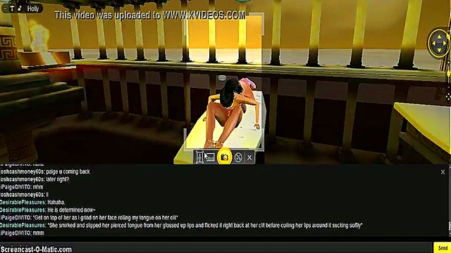 Paige Takes On 3D Anime DP Adventure In Game IMVU Fantasies