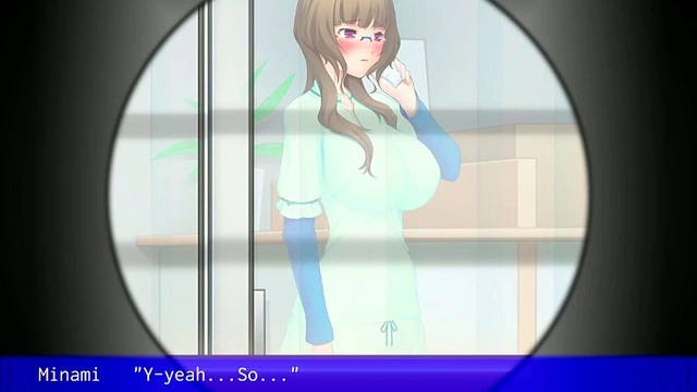 Neighbor Peeks at Anime Gloryhole Action in Epic Visual Novel Let’s Play Session