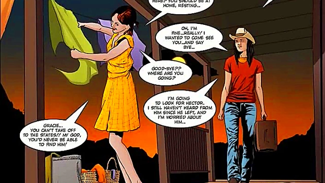 Cute Anime Chick Gets Wild In 2D Cartoon Comic Action Session