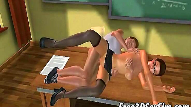 Hot 3D Brunette Babe Gets Fucked Hard In Anime Hardcore Scene