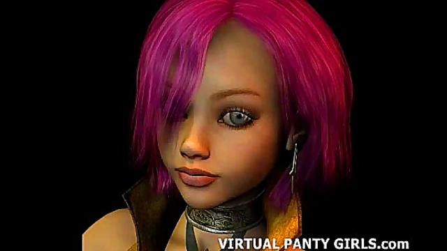 Sexy 3D Anime Stripper Dances Seductively in Panties for Your Pleasure